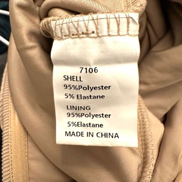 BTFBM Strapless Tube Knit Backless Slit Formal Bodycon Beige Maxi Dress Small - Picture 5 of 5